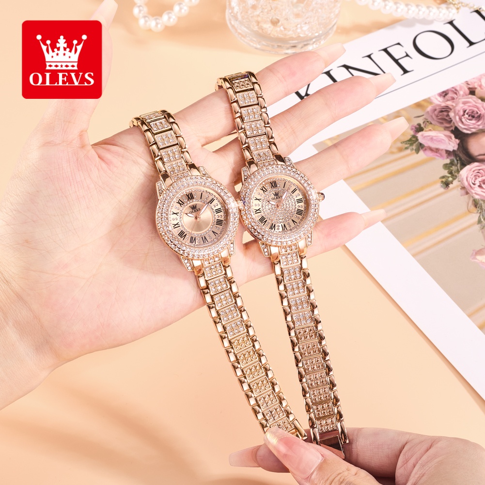 Luxury Watch Diamond - OLEVS Роскошные модные женские часы с