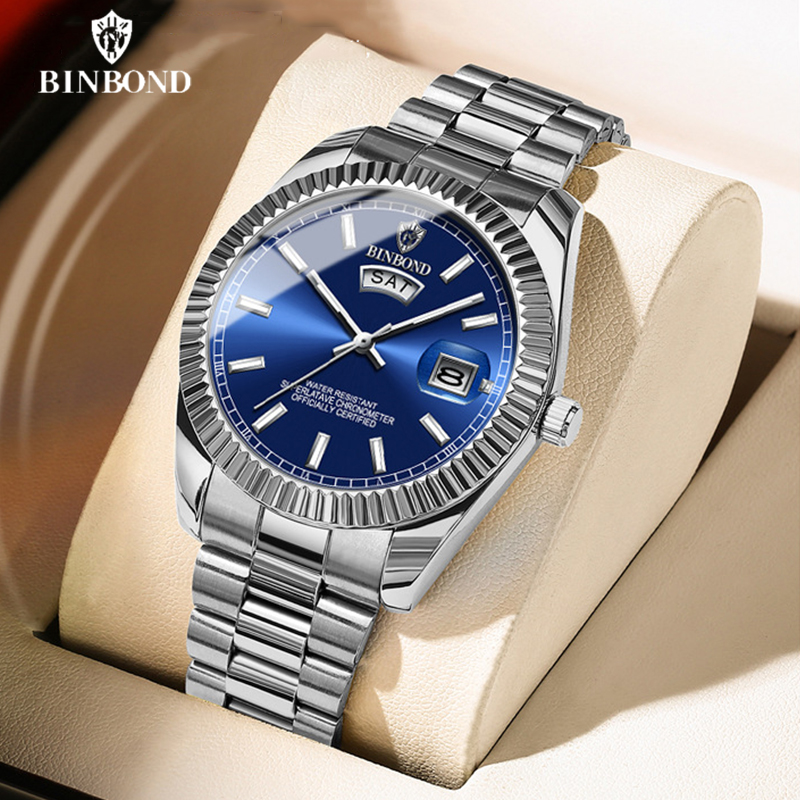 Luxury Watch Omega - BINBOND B7012 Мужские модные деловые спортивные
