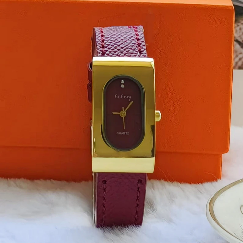 Luxury Watch Leather Strap - Роскошные женские брендовые женские часы, модные