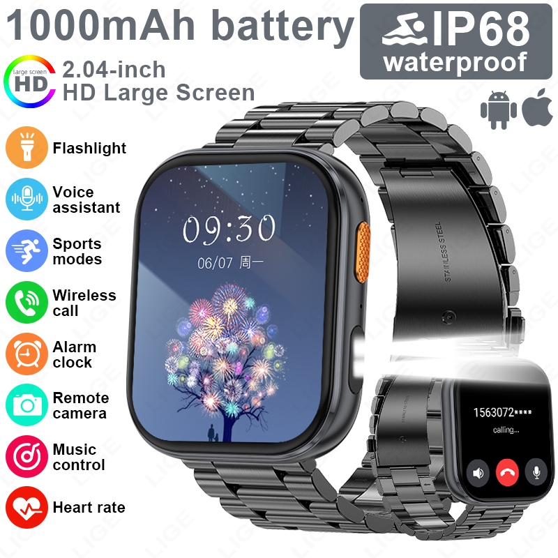 Luxury Watch On Wrist - LIGE новые военные уличные умные часы