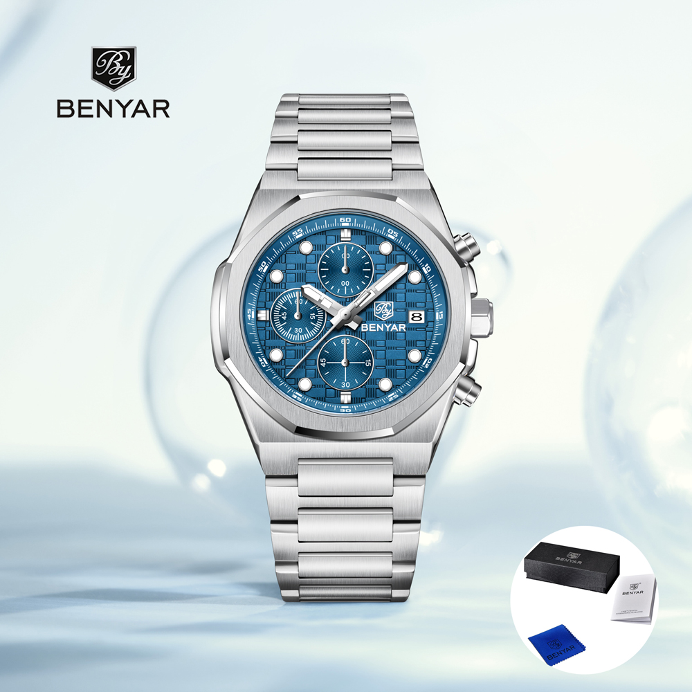 Luxury Watch Display - Новинка 2022, мужские часы BENYAR, роскошные