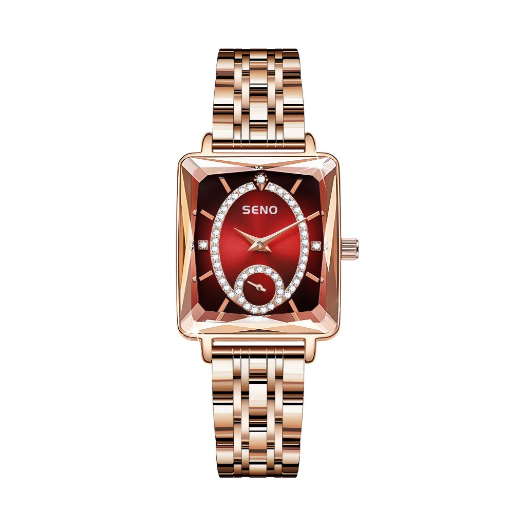 Luxury Watch In The World - Женские роскошные квадратные кварцевые часы SENO
