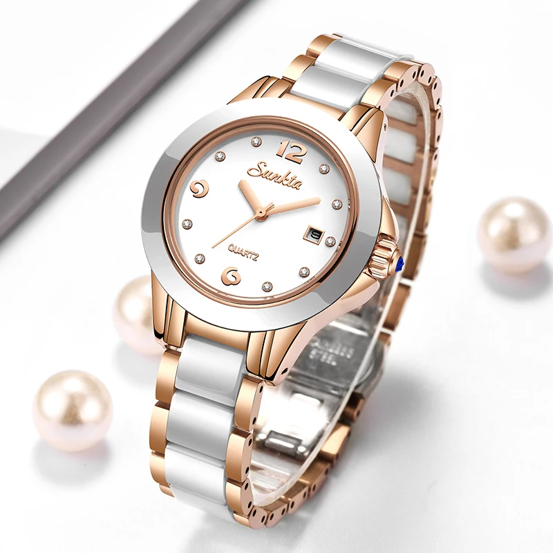Luxury Watch Diamond - Sunkta модные повседневные кварцевые женские часы