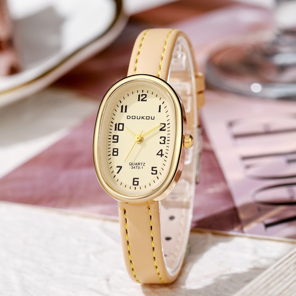 Роскошные женские часы с оваль – обзор и цена Luxury Watch Leather Strap