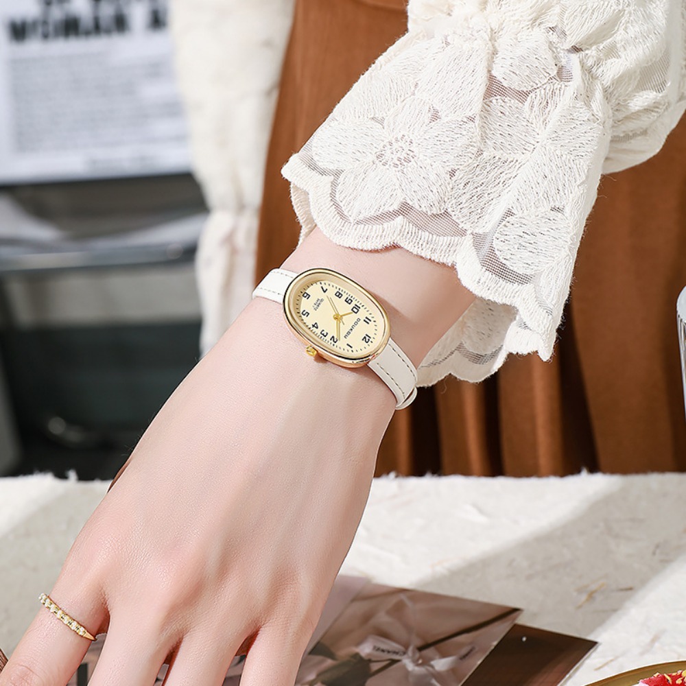 Роскошные женские часы с оваль – обзор и цена Luxury Watch Leather Strap