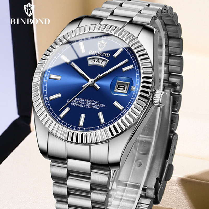 BINBOND B7012 Мужские модные д – обзор и цена Luxury Watch Omega