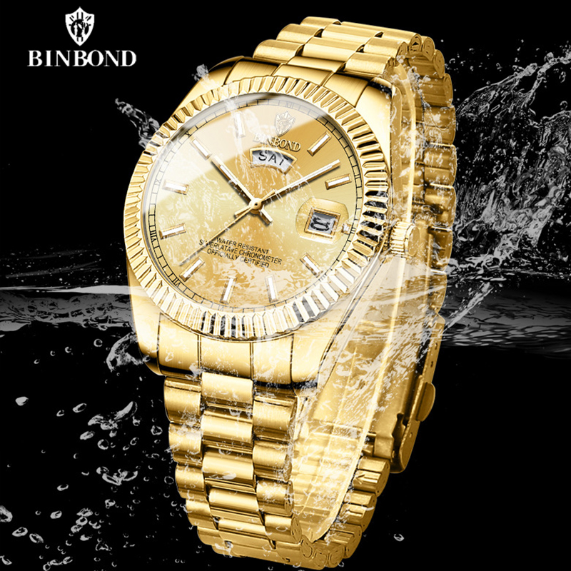 BINBOND B7012 Мужские модные д – обзор и цена Luxury Watch Omega