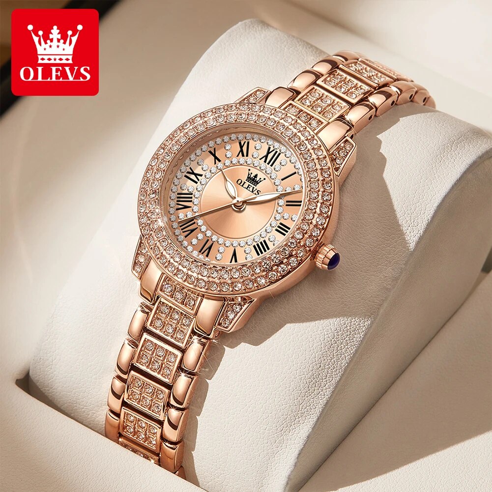 Женские кварцевые часы с брилл – обзор и цена Luxury Watch Diamond