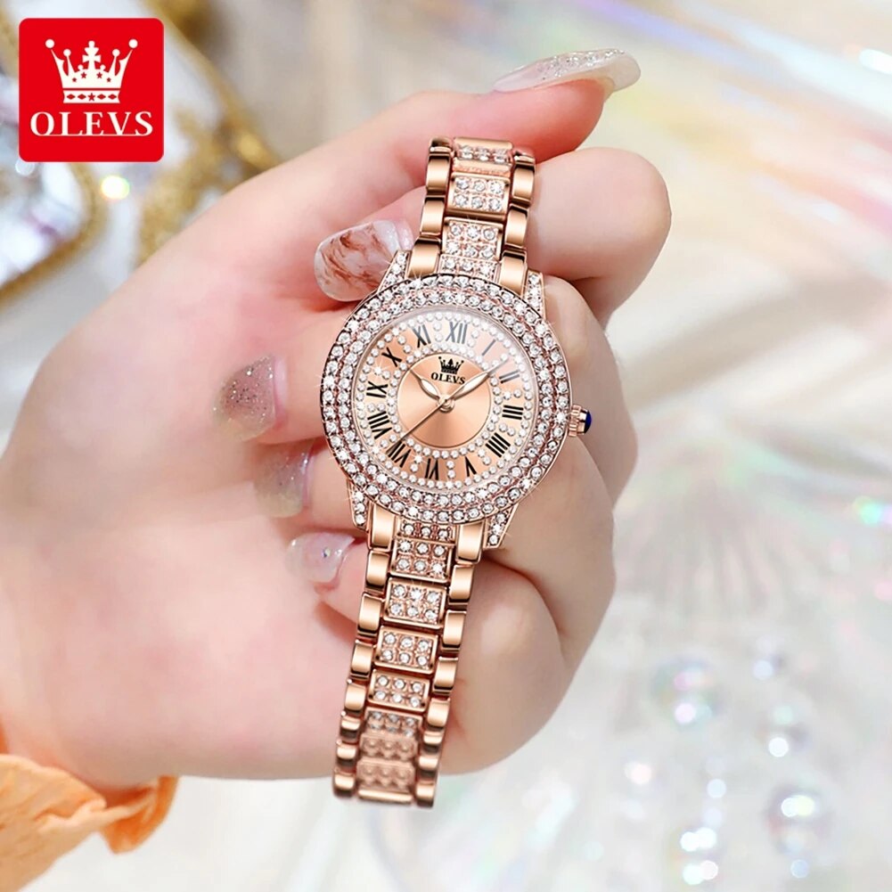 Женские кварцевые часы с брилл – обзор и цена Luxury Watch Diamond