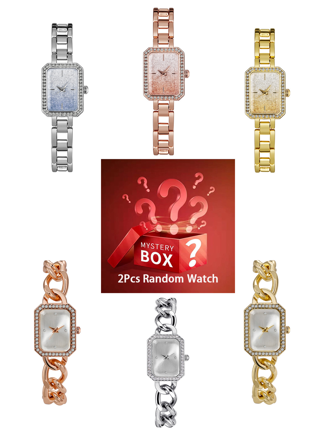 Женские часы из 2 предметов, з – обзор и цена Luxury Watch Diamond