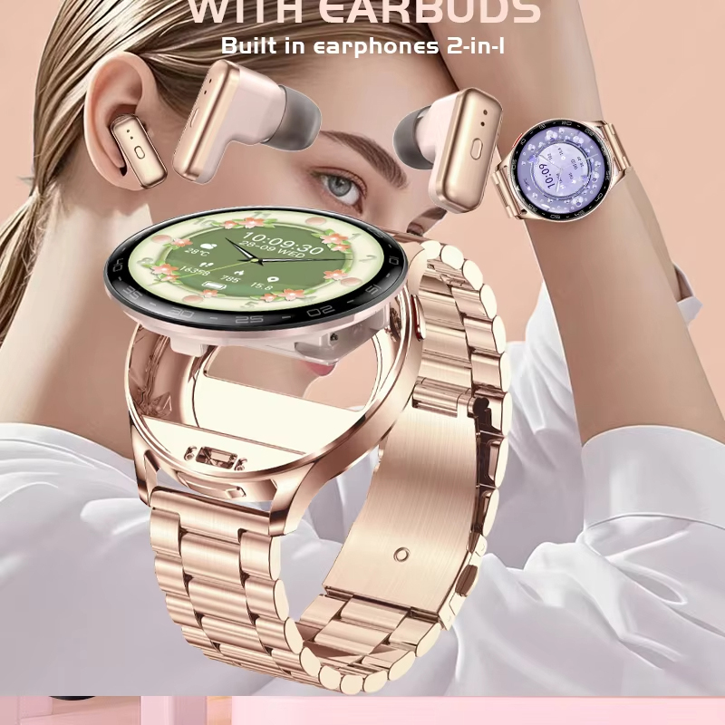 Смарт-часы TWS 2-в-1 с наушник – обзор и цена Luxury Watch On Wrist