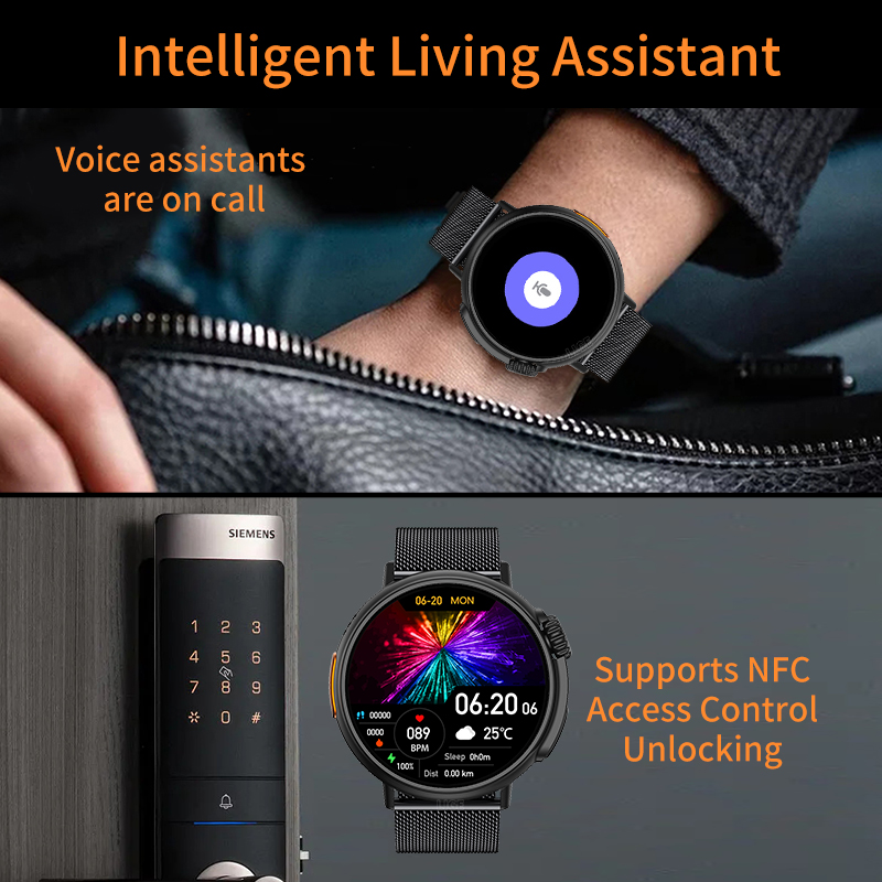 Новые умные часы NFC класса лю – обзор и цена Luxury Watch On Wrist