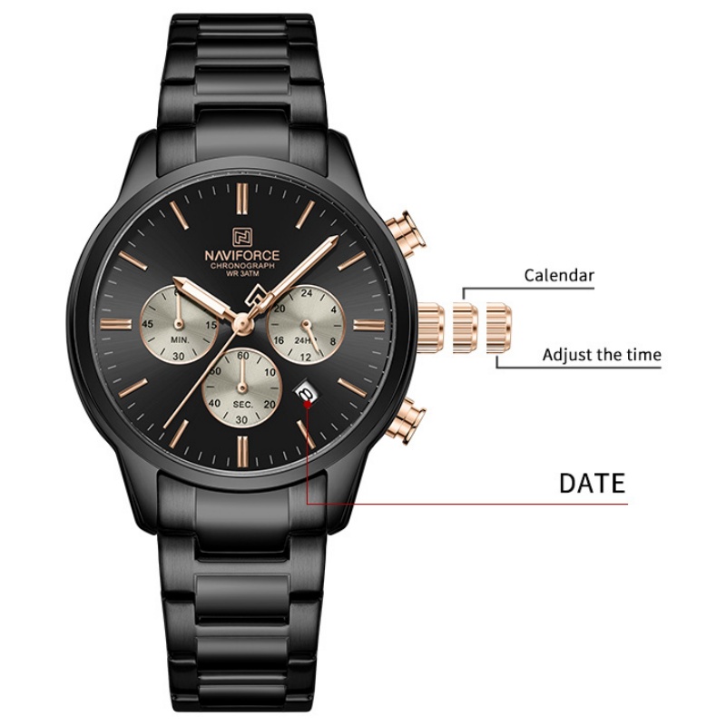 Мужские кварцевые часы-хроногр – обзор и цена Luxury Watch Display