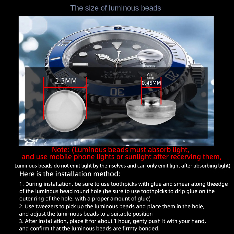 Светящаяся наконечник 2,3x0,45 – обзор и цена Luxury Watch Online