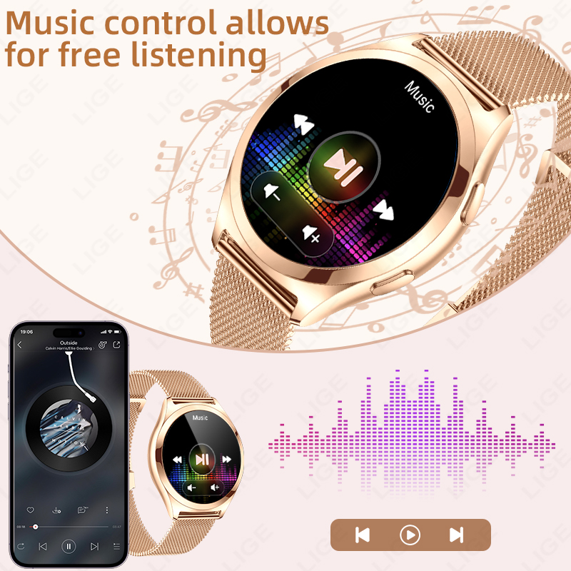 Роскошные умные часы LIGE для  – обзор и цена Luxury Watch On Wrist