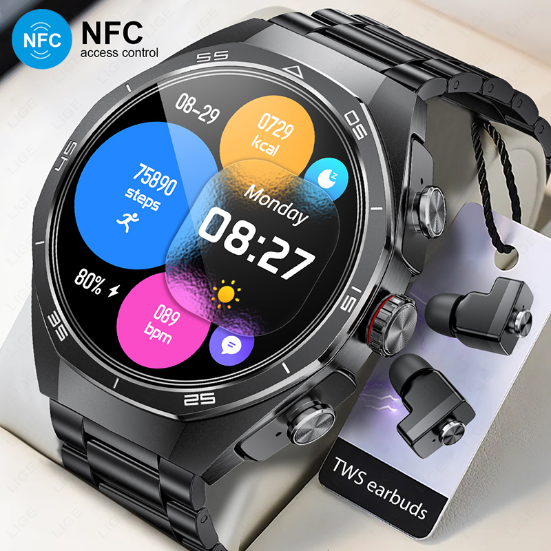 Новинка для Android TWS, музык – обзор и цена Luxury Watch On Wrist